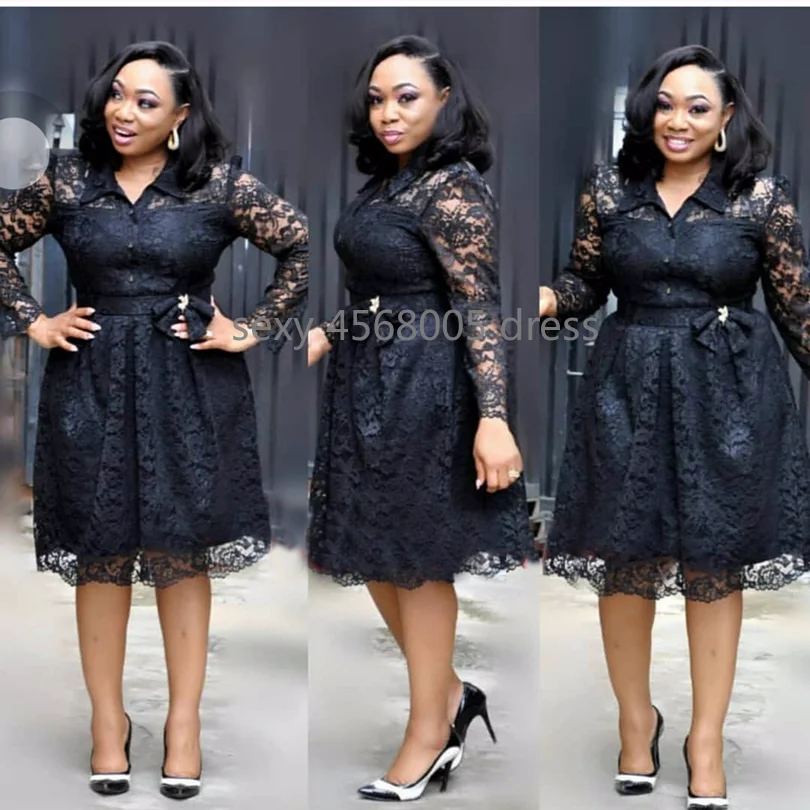 Осень Зима 2019 африканская Дамская одежда африканские кружевные платья женские