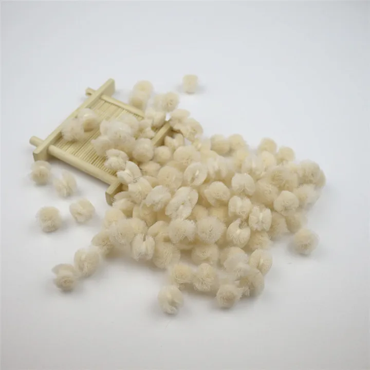 Beige Yarn Balls 100 шт кружева сетки цветок Шары Марли материал корпуса DIY Свадебный декор Пряжа шары головные уборы ювелирные изделия серьги украшения Аксессуары - Цвет: Beige Yarn Balls