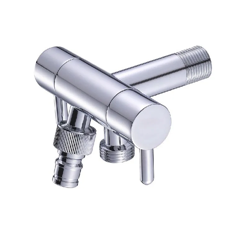 

Brass Chrome Copper Cold Tap Washing Machine Bibcock Toilet Garden Outdoor Faucet