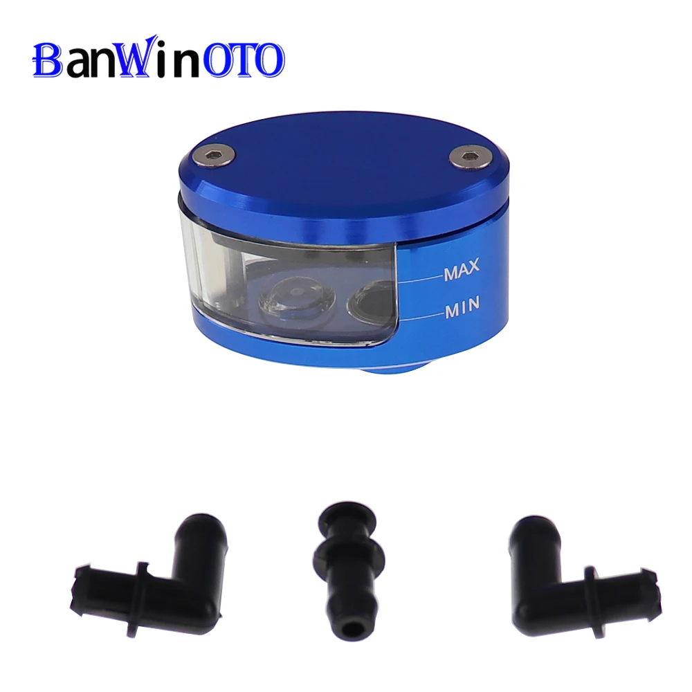 CNC Machined Aluminum And PMMA Motorcycle Brake Clutch Fuel Tank Cylinder Oil Cup For Honda Yamaha Ducati Suzuki Kawasaki | Автомобили и