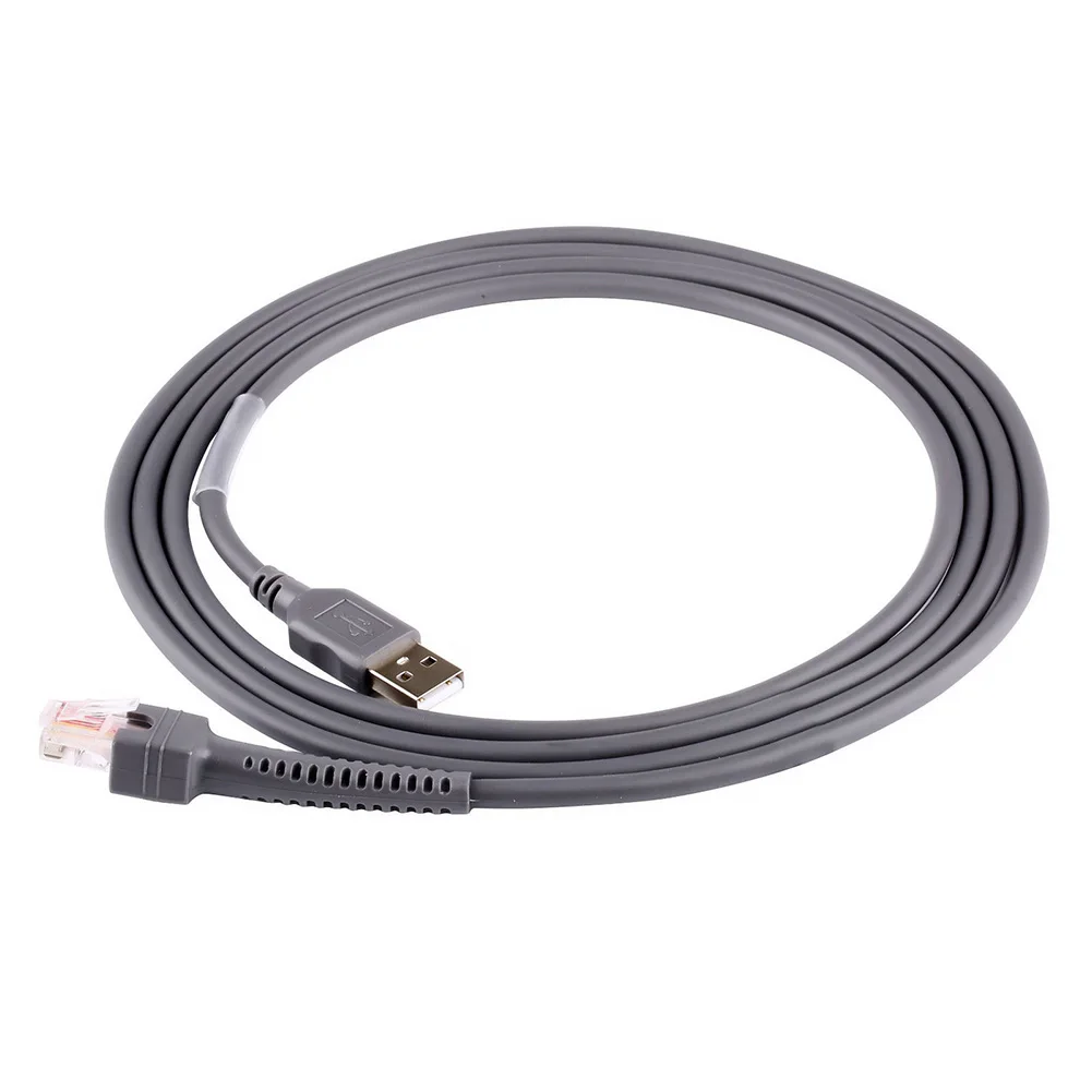 USB 2,0 кабель сканера электроники мужчина к RJ45 символ штрих-кода цифровой офис Сетевые Аксессуары 6 футов практичный