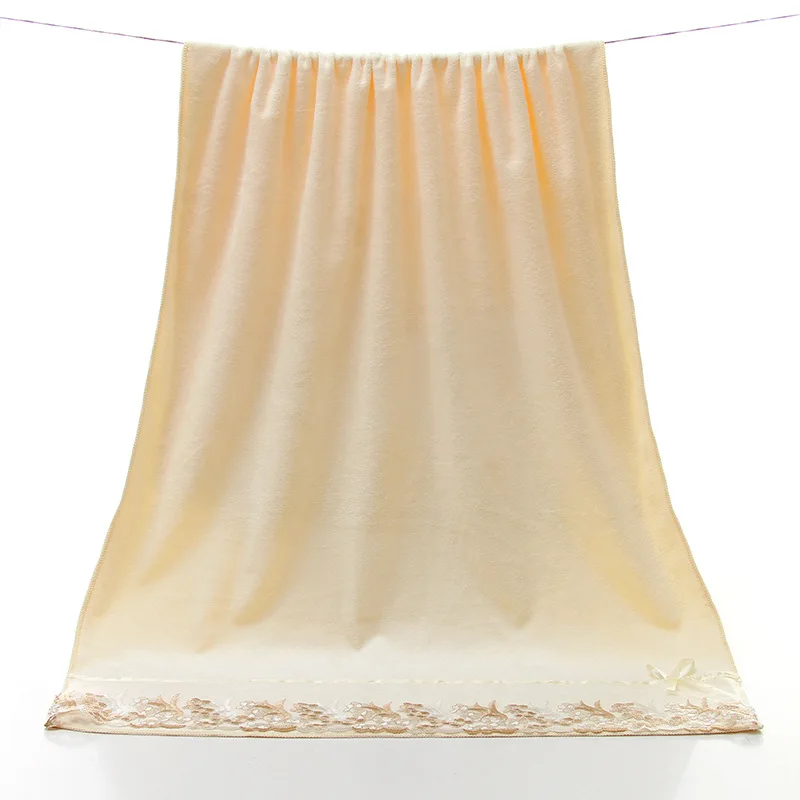 3 шт./компл. кружевной каймой микрофибра банное Полотенца комплект мягкое