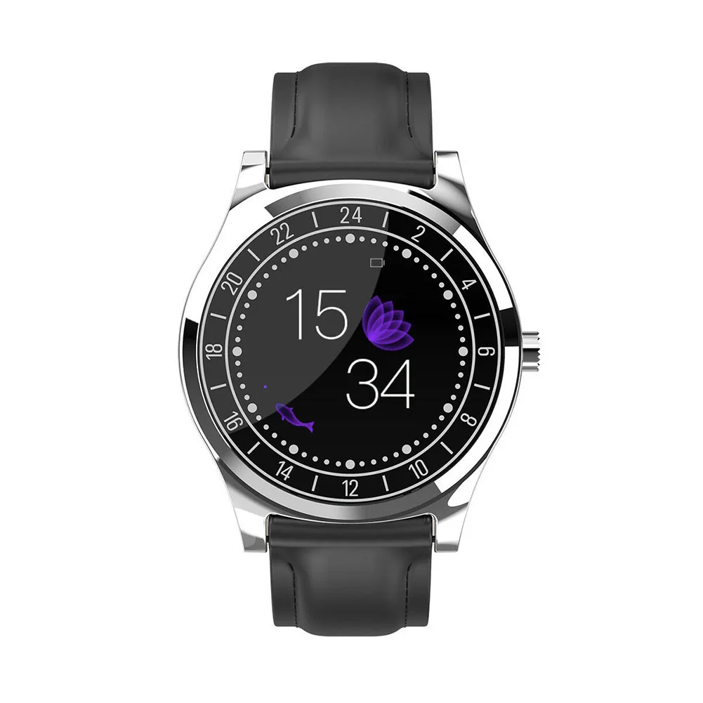Bluetooth Wireless Anti-lost Wearable Devices Smart Watch Sleep Tracker For IOS Android Long Standby Multifunctional Round Dial |