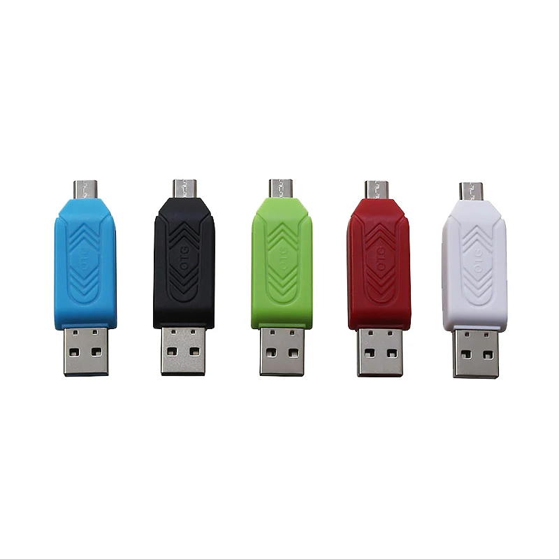 Sovawin Универсальный кардридер Micro USB OTG SD TF 4 в 1 мобильный телефон компьютер 2 0 карта