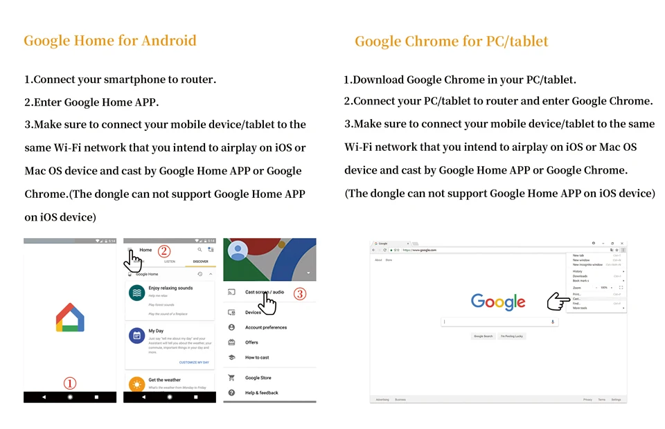 YEHUA G5/G5A 1080p HD мини Смарт ТВ коробка Wifi дисплей ключ Android 4,2 ТВ-карта Miracast DLNA Airplay Зеркальное зеркало хром