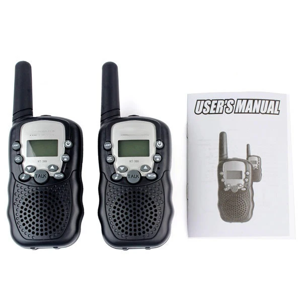 Pair Children Phone Wireless Radio Walkie Talkie Electronic Gadgets Battery Operated Child Educatianal Toy