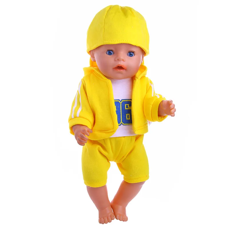 Luckdoll5 шт./Аксессуары для кукол одежда спортивный набор подходит 43 см игрушки