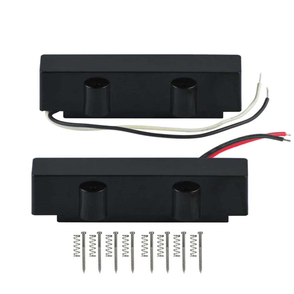 Новый набор запечатанных JB J Bass Pickup Neck + Bridge for 4 String Запчасти для бас-гитары | Спорт