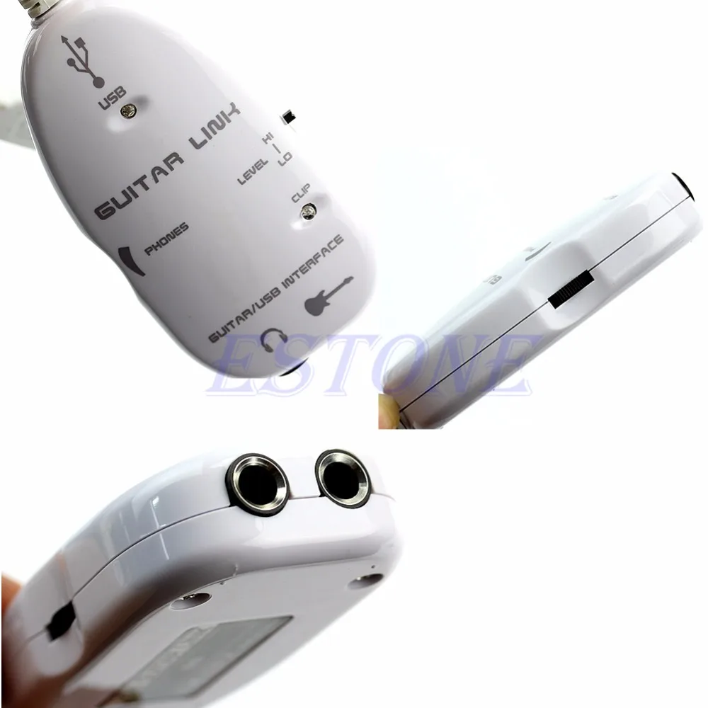 Электрическая гитара к USB интерфейсу аудио кабель адаптер для записи музыки ПК |
