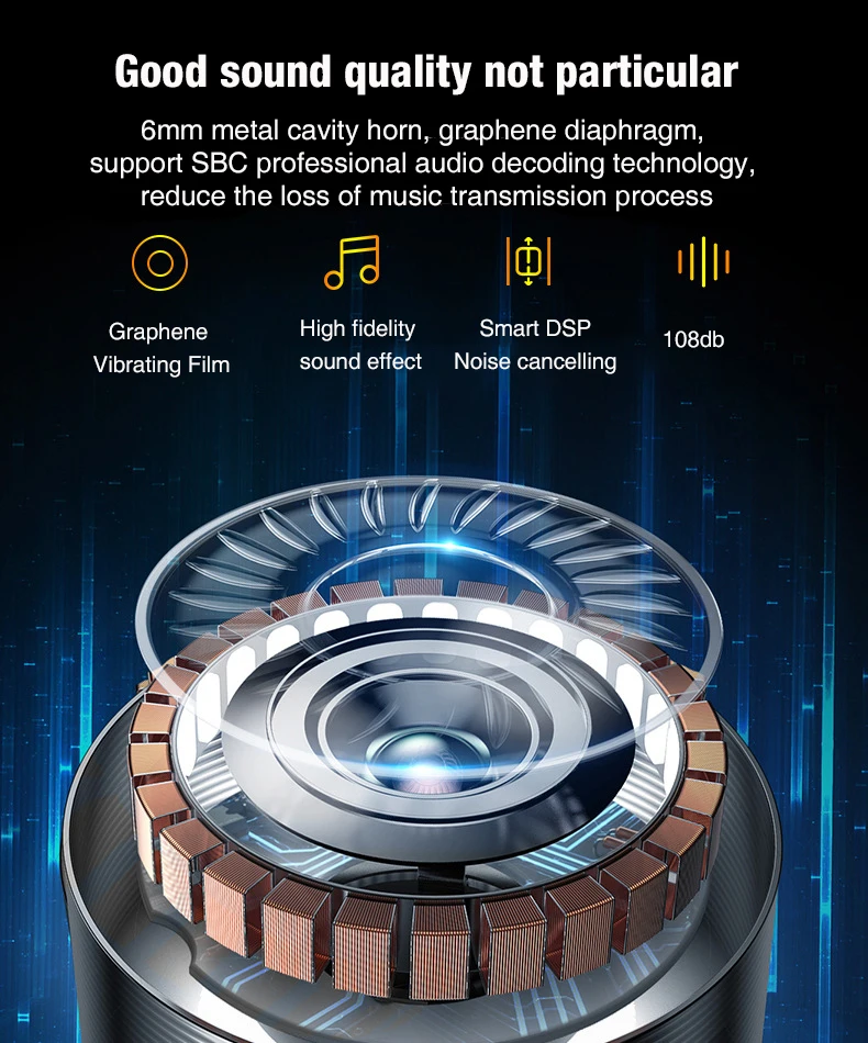 LYMOC X8 Bluetooth наушники беспроводные наушники V5.0 водонепроницаемые CVC8.0 шумоподавляющие Hi-Fi стерео гарнитуры для iPhone Xiaomi samsung