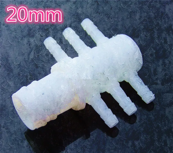 

K752b pipe diameter 20mm Six-way Isometric Water Air Pump Joints for Fish Tank Aquarium Free Shipping USA Italy RS SA