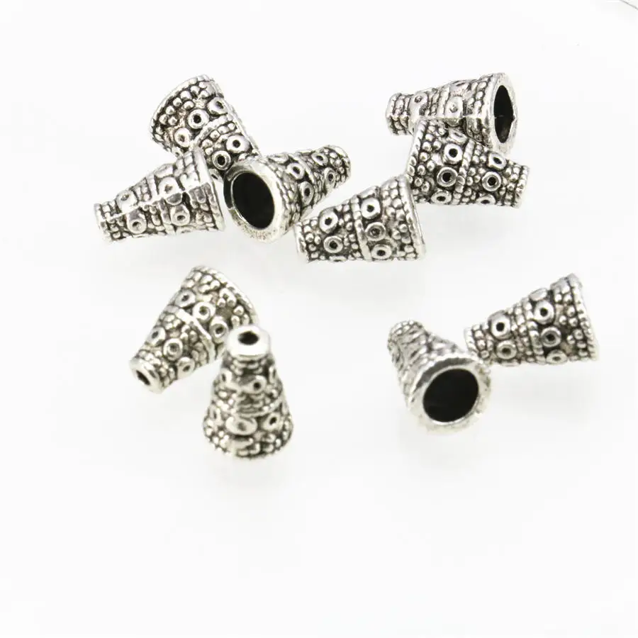 10 шт. медные бусины в форме башни на удачу сделай сам аксессуары поделки модные