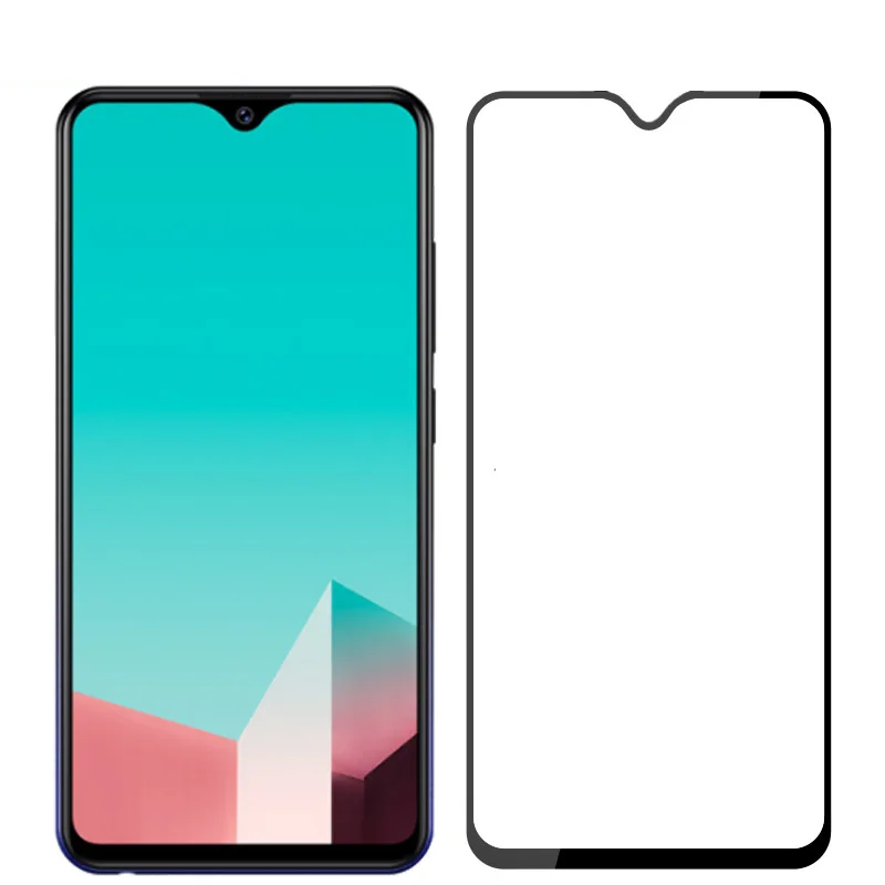 Cubierta completa de vidrio templado para Samsung Galaxy M20, Protector de pantalla, pegamento completo, vidrio de seguridad para Samsung M20, vidrio para tel&eacute;fono M205F/DS-1