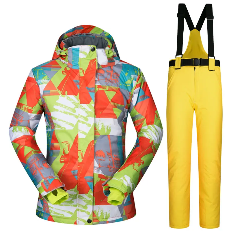 Hot Ski Suit Women's Brands Waterproof Windproof Jackets and Pants Climbing New Veneer Double Board Ladies | Спорт и развлечения