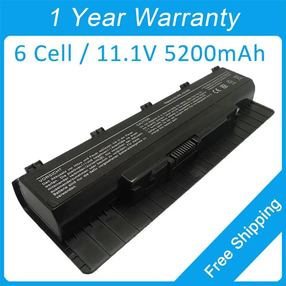 Новый 6 Сотовый Аккумулятор для ноутбука ASUS N76 N56DP N46VJ N56VJ N76VM B53A N46VZ R500N R503C A32-N56 A33-N56 |