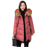 extra large size thick cotton female long parka section increase cotton clothing jacket women winter hooded coat 6xl fur collars