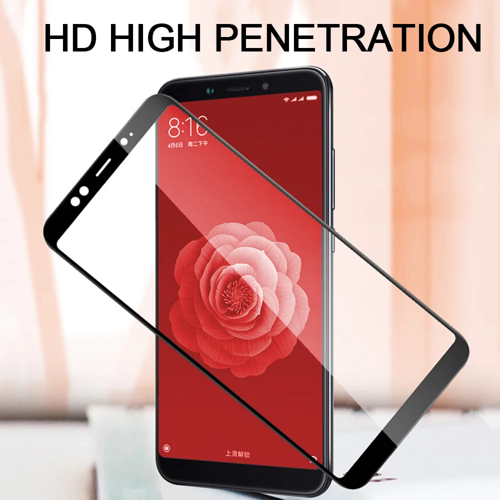 Защитная пленка TOMKAS для Xiaomi mi 6X A2 из закаленного стекла с защитой от царапин Xiao Red