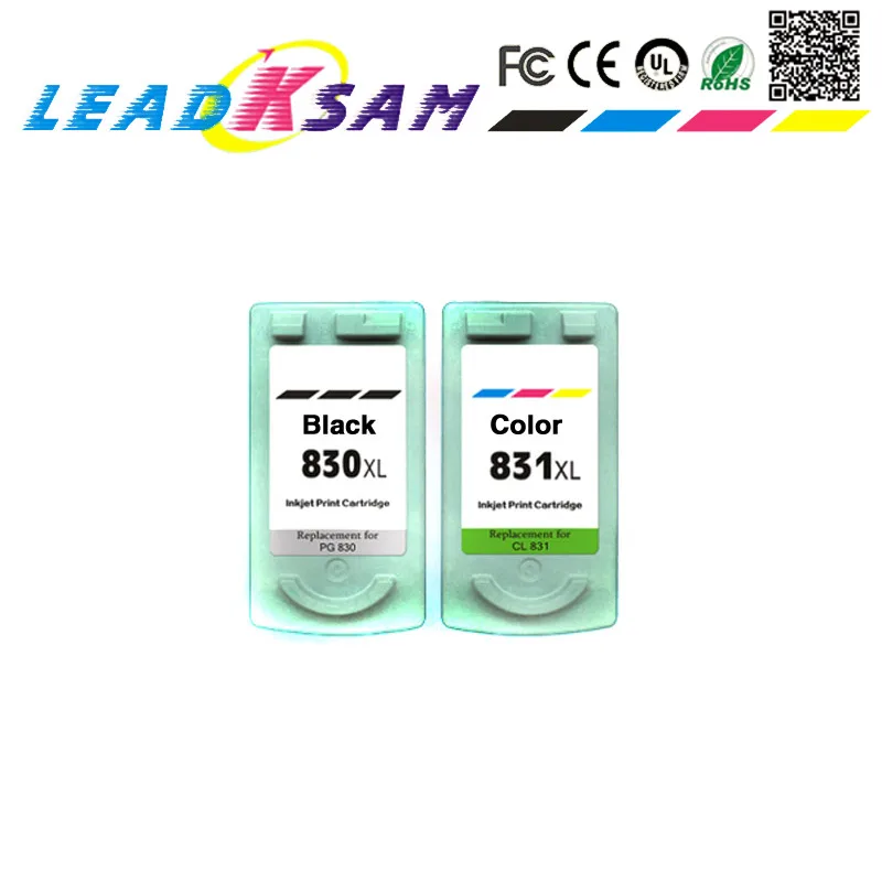 PG830XL CL831XL для замены canon pg 830 cl831 PIXMA MP145/198/228/476/308/318 IP1180/1880/1980/2580/2680|Чернильные