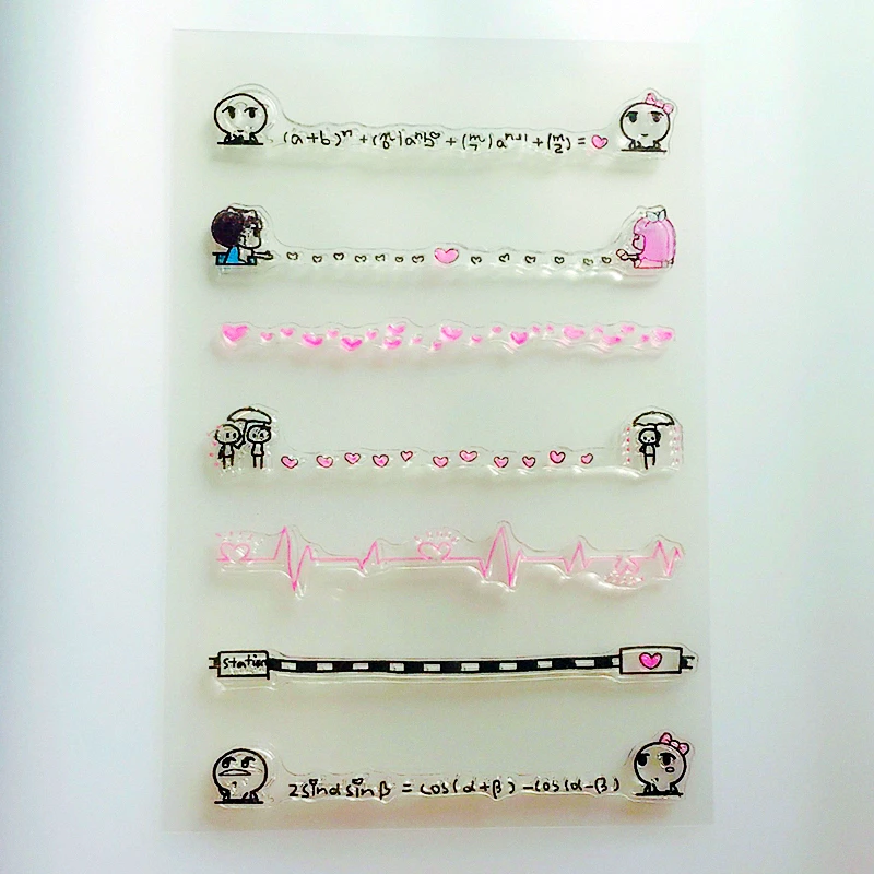 Силиконовые прозрачные штампы YLCS244 для скрапбукинга альбом сделай сам бумажная