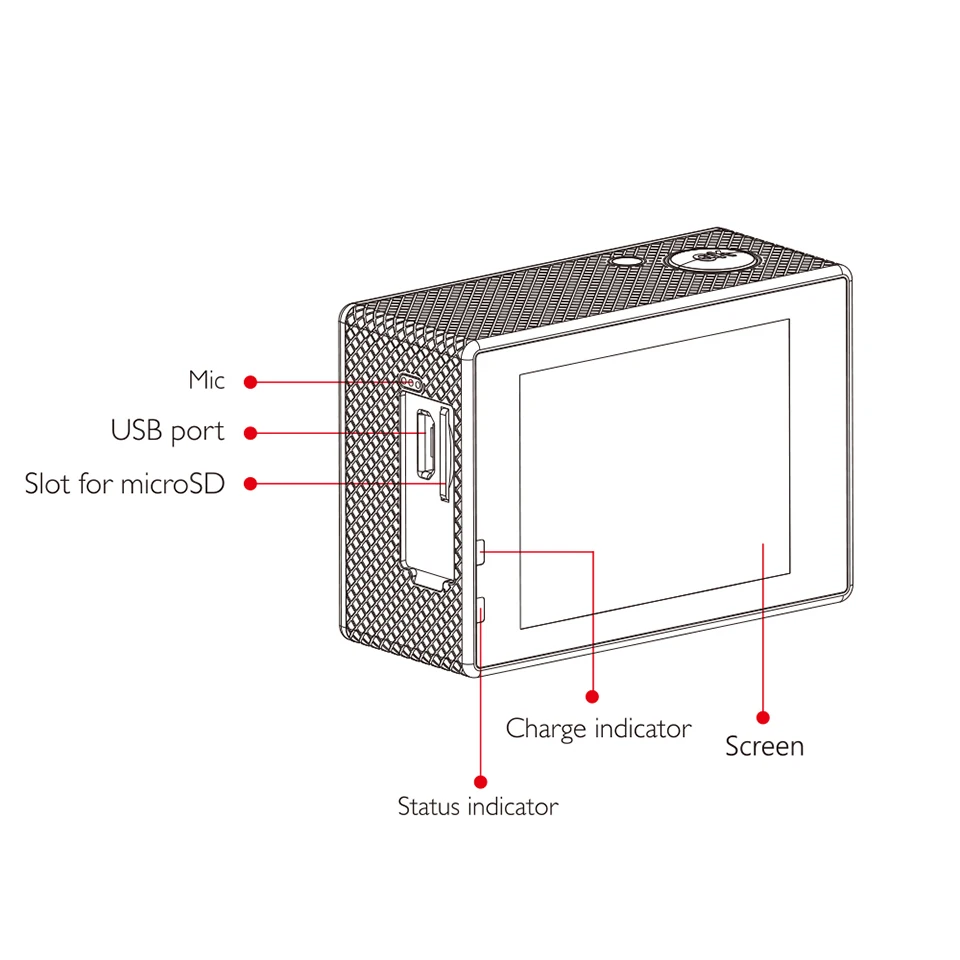 Оригинальная Экшн-камера SJCAM SJ4000 AIR 4k wifi 1080P Full HD 4K 30fps wifi Sport DV Mini camcorder pro 4k cam
