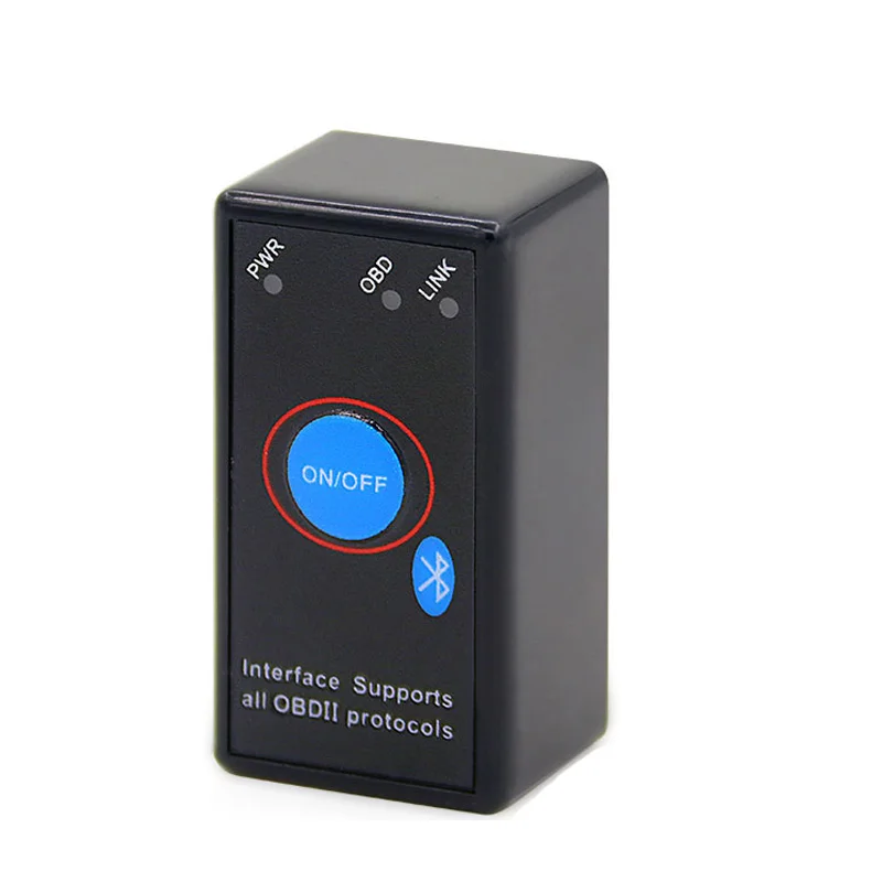 Супер Мини elm327 Bluetooth OBD2 V1.5 Elm 327 V 1,5 OBD 2 Автомобильный диагностический инструмент сканер Elm-327 OBDII адаптер автоматический диагностический инструмент
