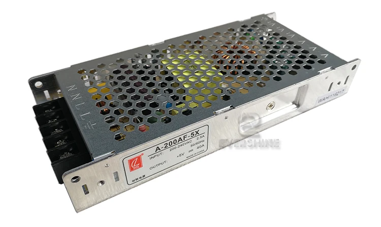 CL A-200AF-5X 5V 40A 200W СВЕТОДИОДНЫЙ полноцветный дисплей специальный ультра-тонкий импульсного источника питания