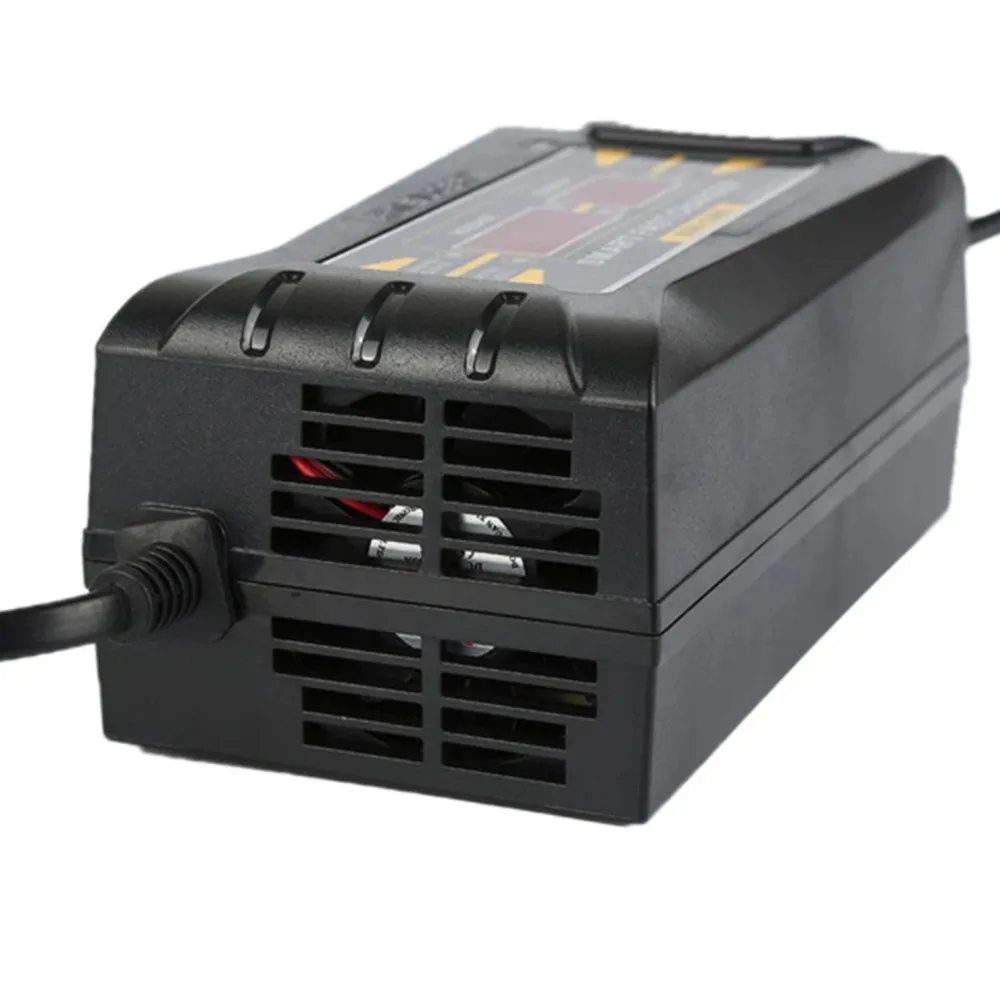 Car Battery Charging Units Full Automatic Car Battery Charger 150V-250V To 12V 6A EU Car Charger For Car Battery HD LCD Display