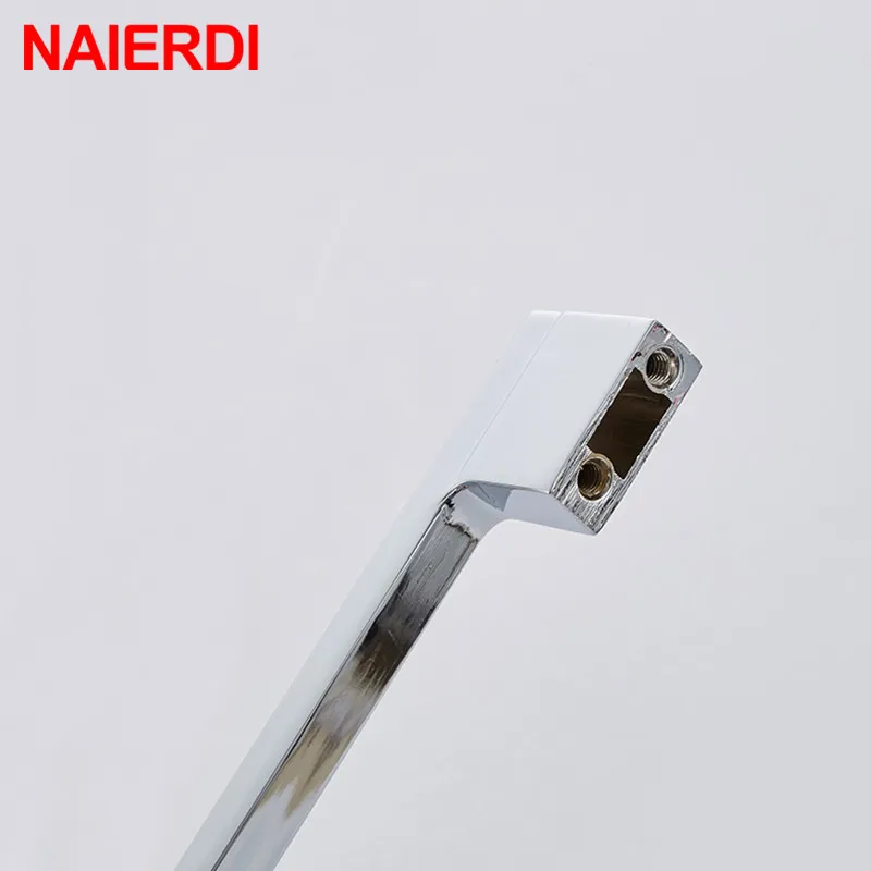 NAIERDI прямые ручки для шкафа кухонные дверей из сплава цинка ящика гардероба