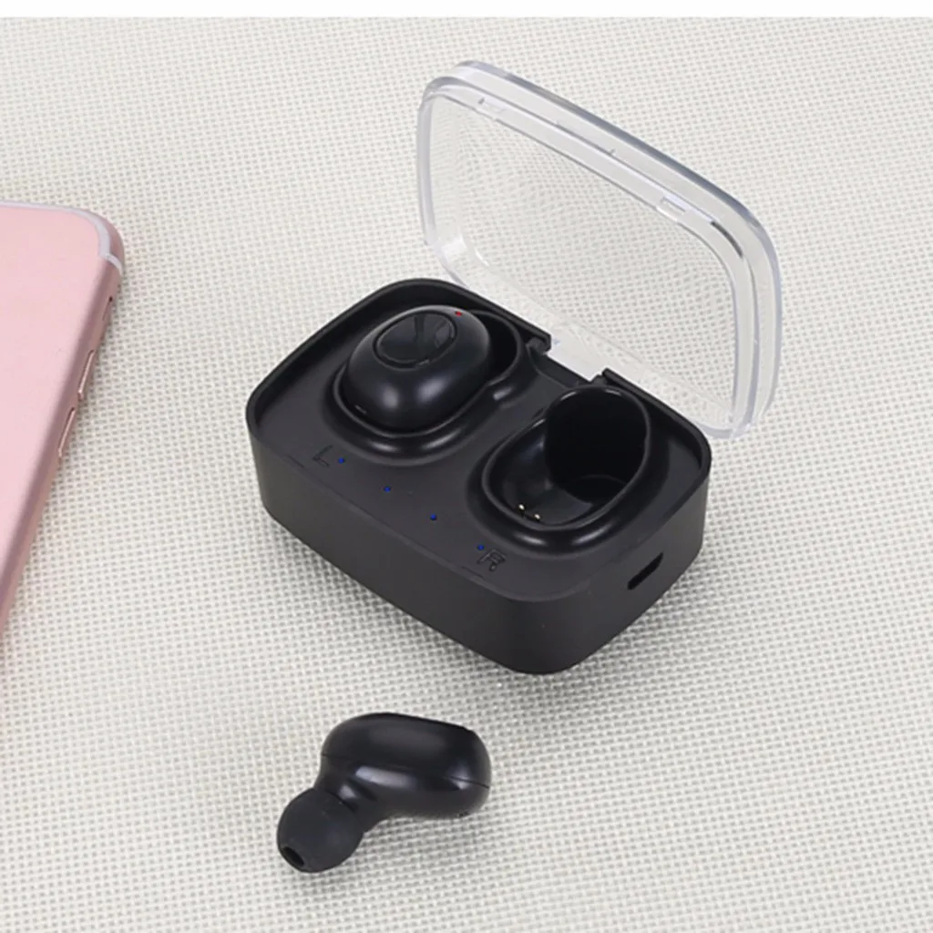 TWS Mini Bluetooth 5 0 наушники спортивные мини стерео бас беспроводная гарнитура с
