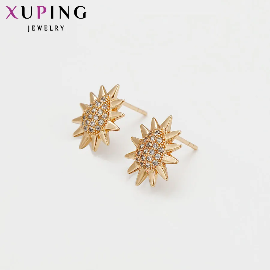 Xuping модные серьги 2018 Новые Модные специальные позолоченные гвоздики ювелирные