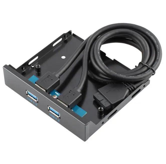 Usb-хаб 3 5 дюйма с 2 портами USB 0 материнская плата 20 Pin коннектор сделай сам и фута