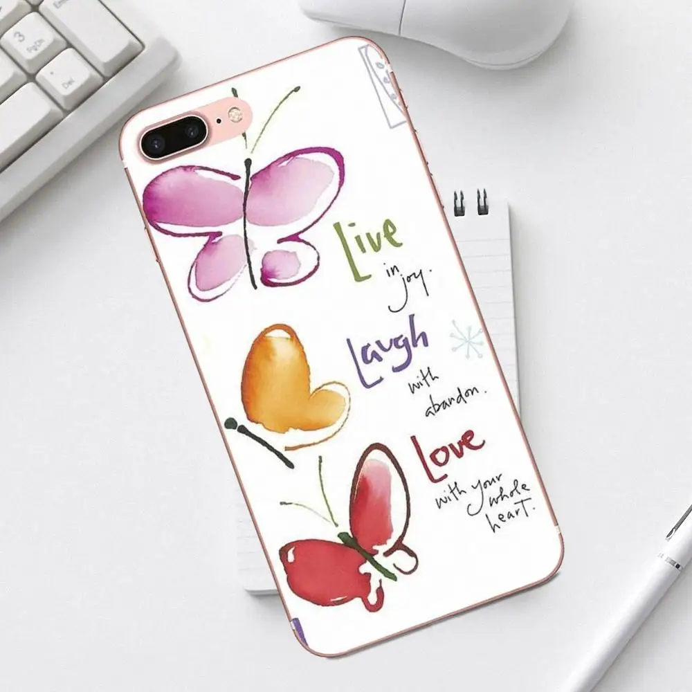 Qdowpz 2018 Live Laugh Love Thin Flexible For Galaxy Alpha Core Prime Note 4 5 8 S3 S4 S5 S6 S7 S8 S9 mini edge Plus | Мобильные