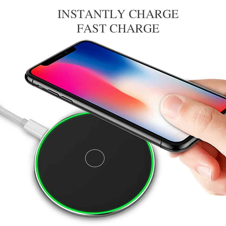 Беспроводное зарядное устройство Efaith для iPhone 8 Plus X 10 Вт Беспроводная зарядка Qi
