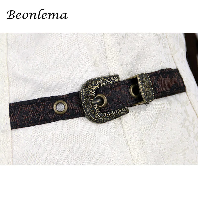 Корсет в стиле стимпанк Goth Женский корсет из корсетной парчи тонкая куртка