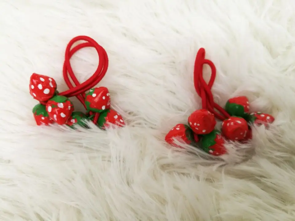 2 шт./лот Клубничная заколка аксессуары для кукол blythe Licca bjd игрушки