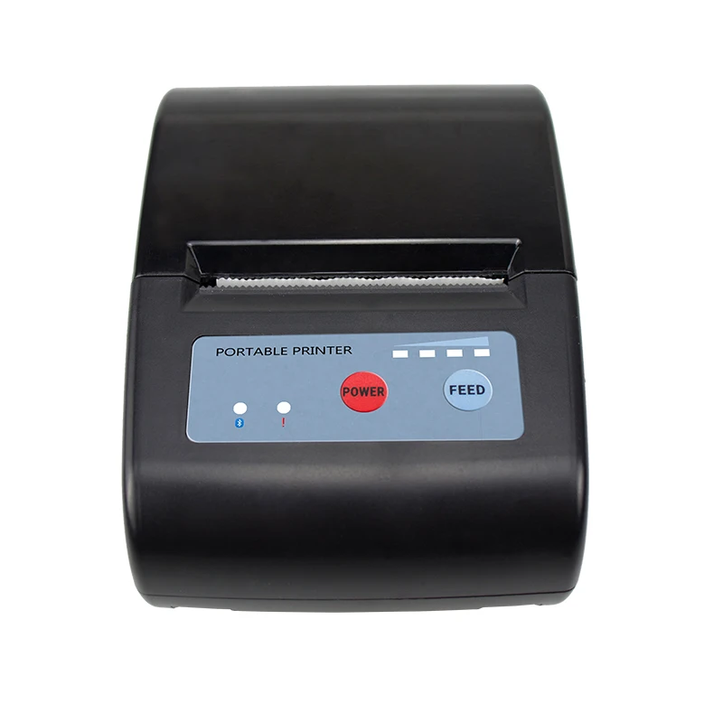Миниатюрный Термопринтер для чеков 58 мм портативный Bluetooth принтер Pos системы