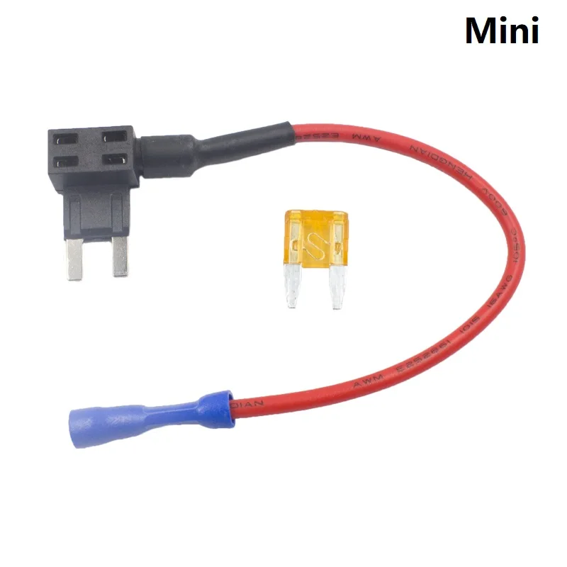 

Держатель предохранителя с добавлением цепи Микро/мини/низкопрофильный мини/стандартный банкомат APM Blade Tap Двойной адаптер Автомобильный предохранитель с держателем