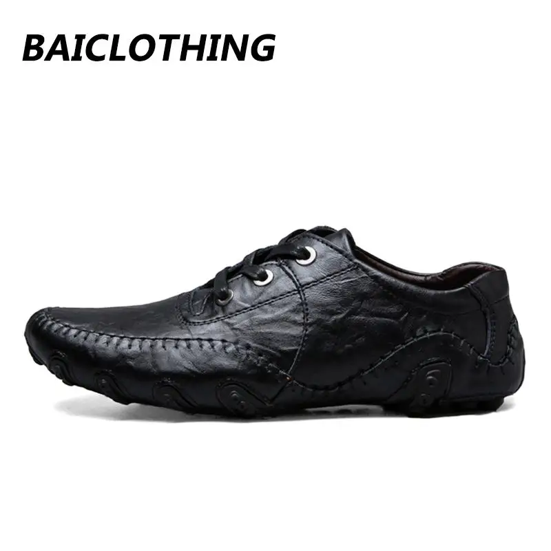 Бренд 2019 года Роскошные туфли из натуральной кожи на плоской подошве итальянские