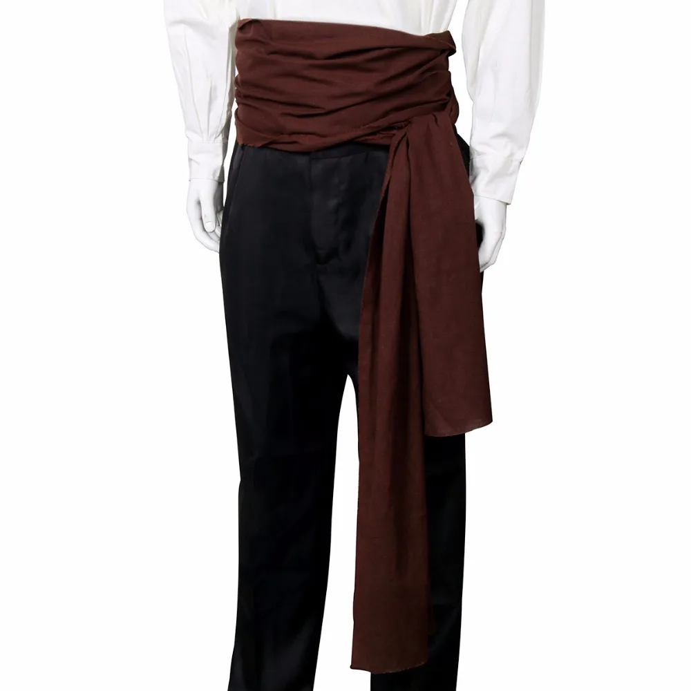 Винтажный пояс из льняной ткани пиратский Средневековый Ренессанс Хэллоуин