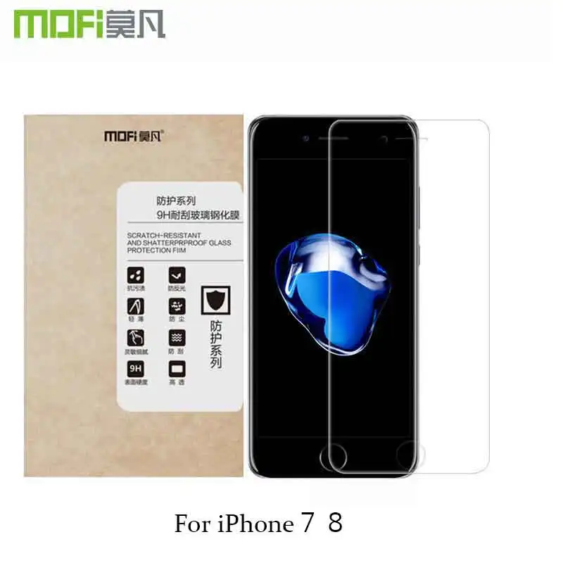 For iPhone 7 8 Для iphone 6 6s 7 7plus 8plus закаленное стекло для экрана для iphone x xs xr Защитная пленка для экрана для iphone xsmax Защитная пленка для экрана - Цвет: For iPhone 7 8