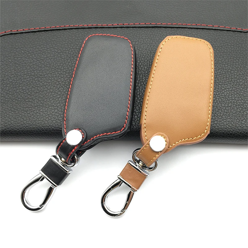 

3 buttons leather car remote key case car-covers For Toyota CHR C-HR 2017 Prius Key cases Car wallet protect shell Accessories