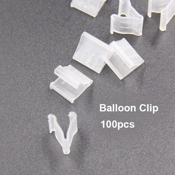 401 balloon clip 100 точек/Лот, съемный воздушный шар, клей, латексный клей для воздушных шаров, точечный для дома, сада, свадьбы, дня рождения, рождественской вечеринки, украшение - Цвет: 401 balloon clip