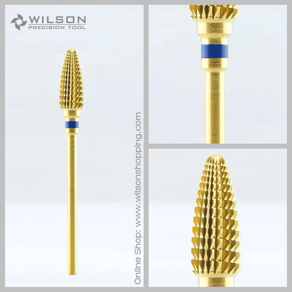 

Large Cone - Gold - Medium(1140120) - WILSON Carbide Nail Drill Bit