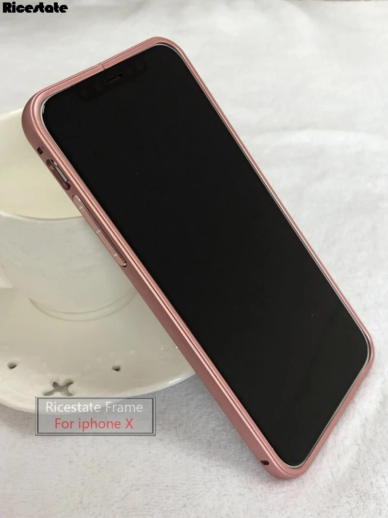 Металлический Ультратонкий чехол рамка s для iphone X XS MAX XR Роскошный Алюминиевый