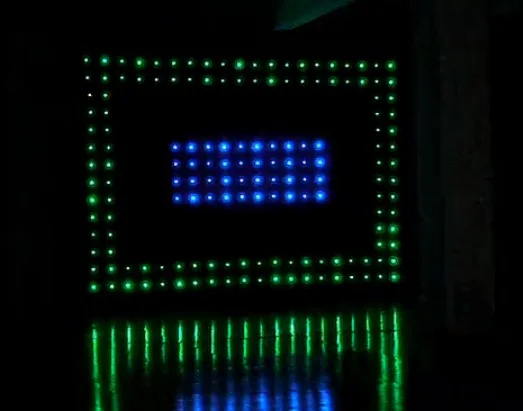 Гибкий Мягкий DJ DMX P9 светодиодный видео версия ткань RGB 3 в 1 цветная занавеска