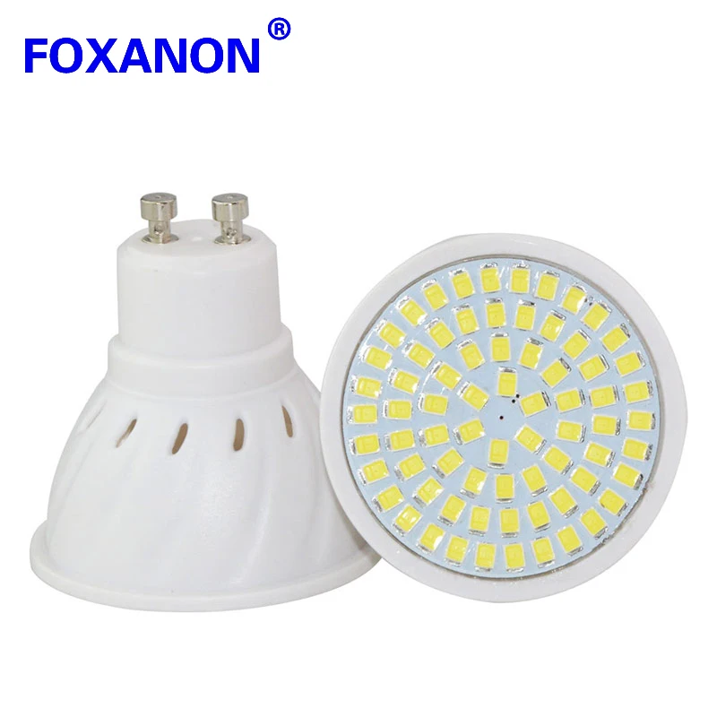 Светодиодная лампа 8 Вт GU10 E27 MR16 GU5.3 220 В 2835 SMD Точечный светильник термостойкий огнестойкий корпус для