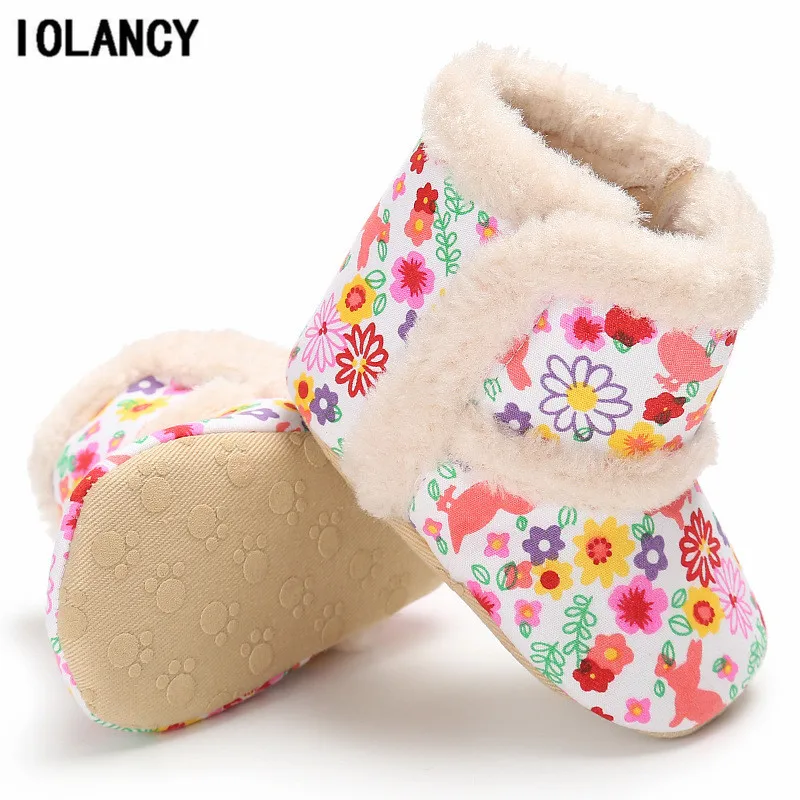 Зимние сапоги из хлопчатобумажной ткани детская обувь ботинки для девочек