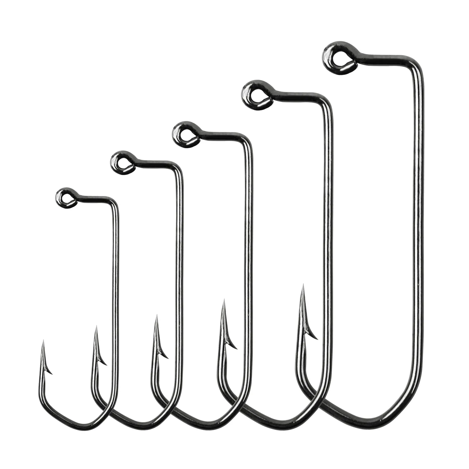 200 шт./лот, рыболовные крючки Aberdeen Jig из высокоуглеродистой стали, рыболовный крючок с колючей спинкой, 90 градусов, для крючка, червячная приманка, крючок