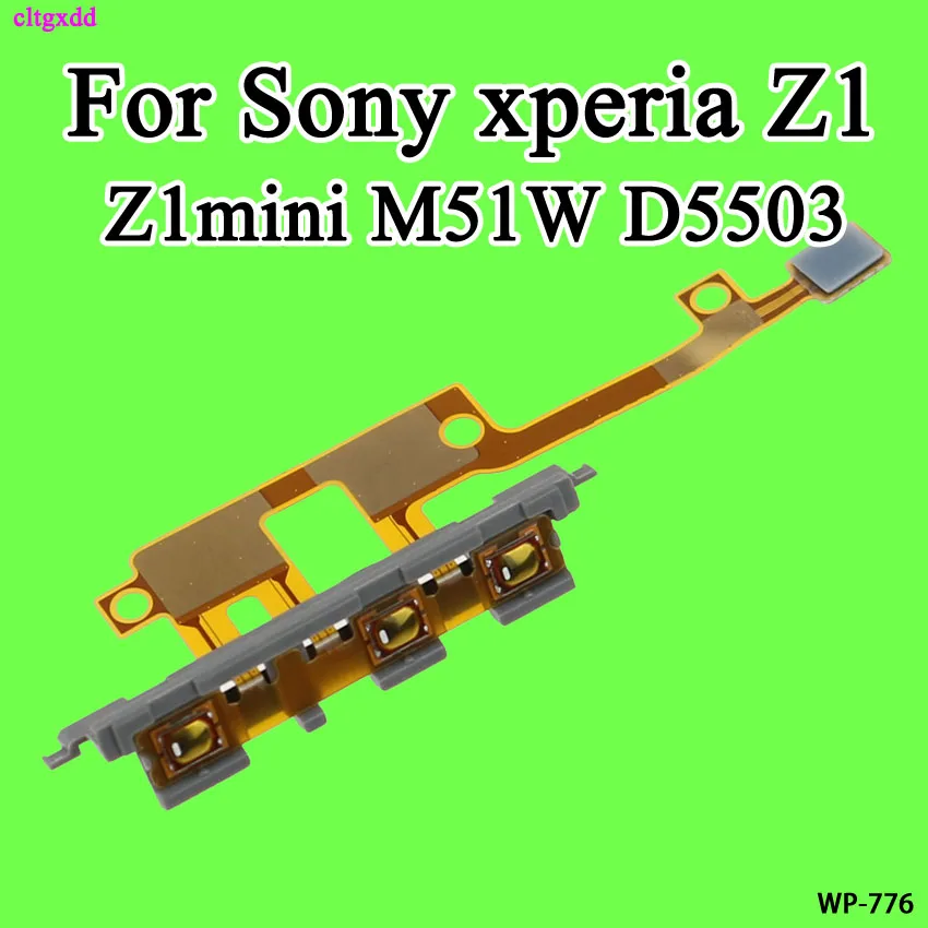 Кнопка включения/выключения питания для ремонта гибкий кабель Sony xperia Z1 Compact mini M51W