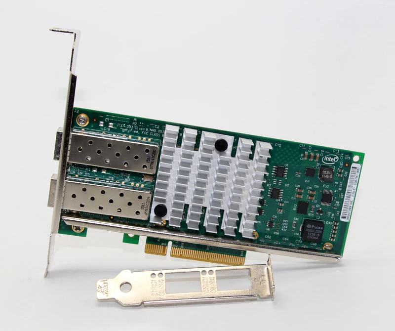 Бесплатная Доставка 82599ES Ethernet Серверный Адаптер 10 Гбит Двухпортовый PCI Express X520 NIC